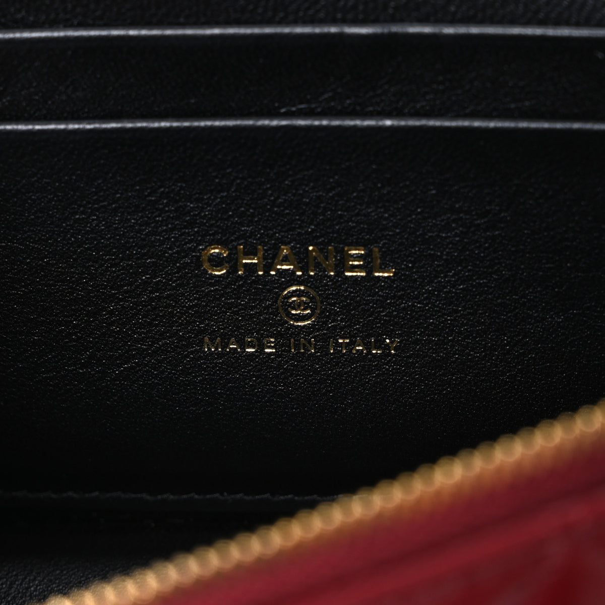 Chanel Lambskin Quilted Top Handle Slim Vanity With Chain Burgundy 6 of 11