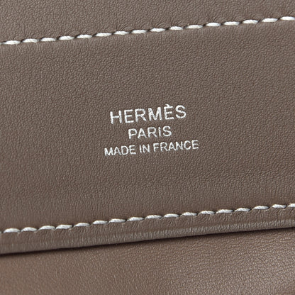 Hermes Milo Lambskin Swift Mini Aline Etoupe 6 of 8