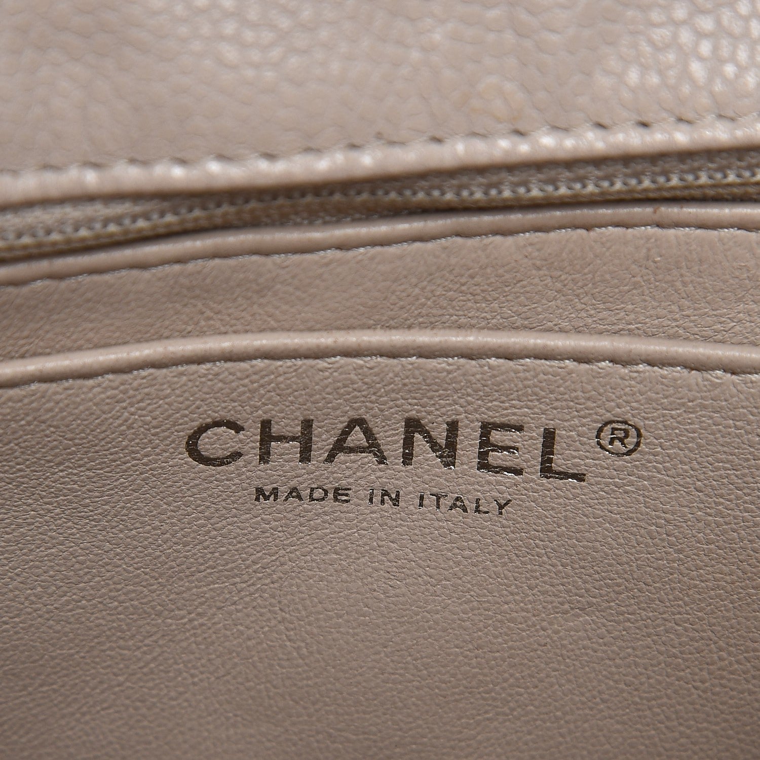 Chanel Caviar Quilted Jumbo Single Flap Beige 7 of 11