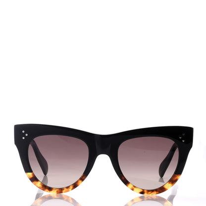 Celine Cat Eye Sunglasses 51mm CL400461 Black Havana Brown 2 of 6