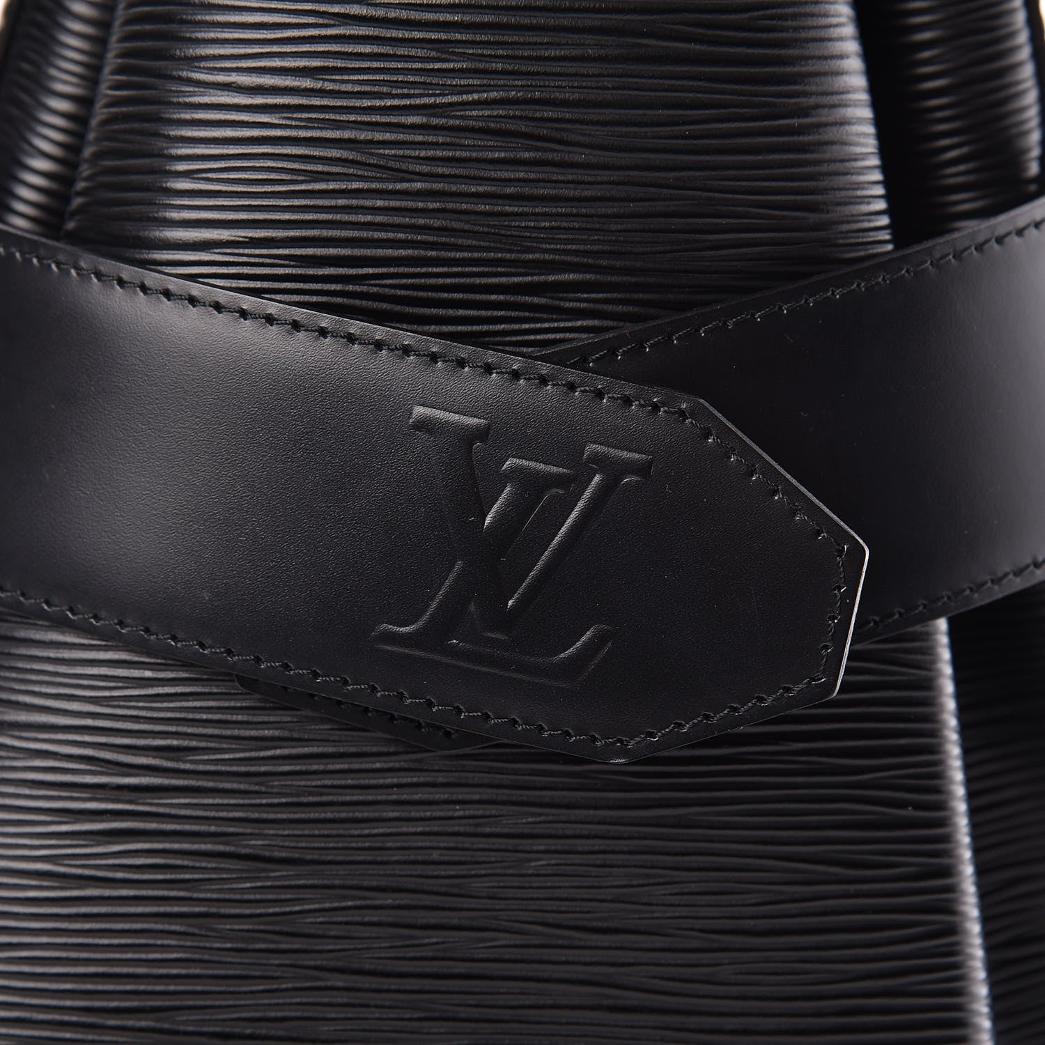 Louis Vuitton Epi Sac D'Epaule Black 7 of 10