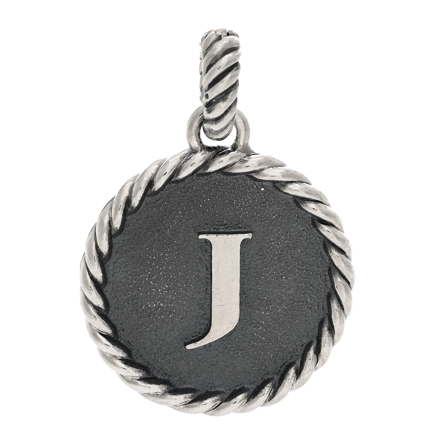 Sterling Silver Cable Collectibles Initial J Charm Pendant