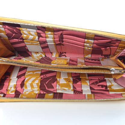 Hermes Epsom Silk'In Wallet Jaune Ambre 5 of 8