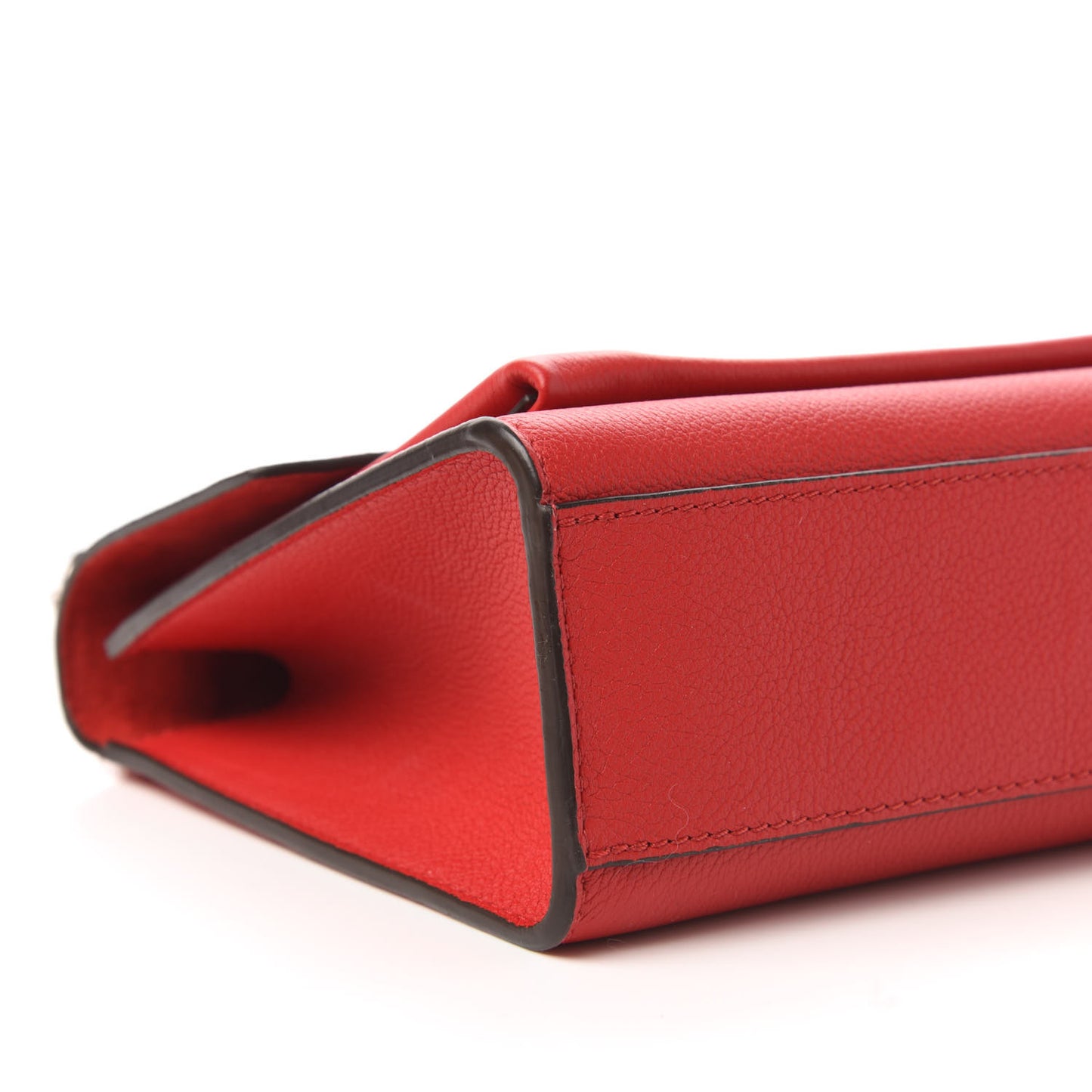 Soft Calfskin Mylockme Chain Bag BB Rubis