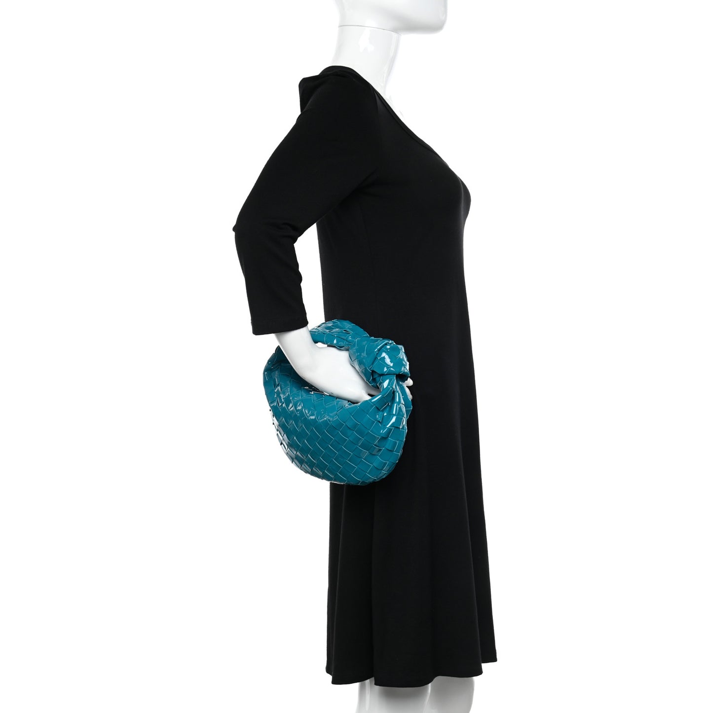 Patent Nappa Intrecciato Mini Jodie Blaster