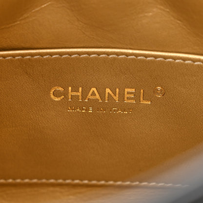 Chanel Lambskin Quilted Small Pearl Crush Hobo Black 6 of 10