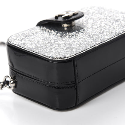 Chanel Glitter Patent Evening On The Moon Camera Case Silver 6 of 11