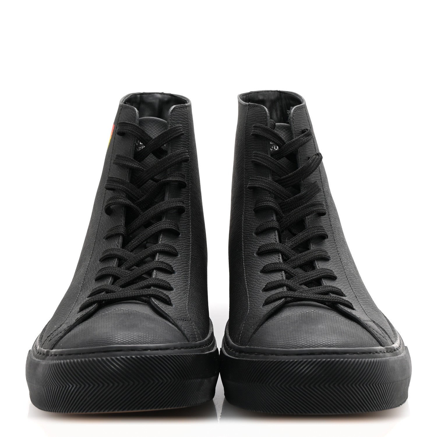Louis Vuitton Calfskin LV Tattoo Sneaker Boots 8 Black 3 of 9