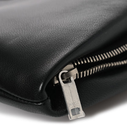 Saint Laurent Lambskin Large Puffy Pouch Black 11 of 12