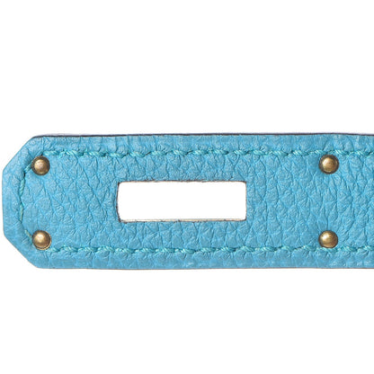 Hermes Togo Birkin 35 Turquoise 17 of 34