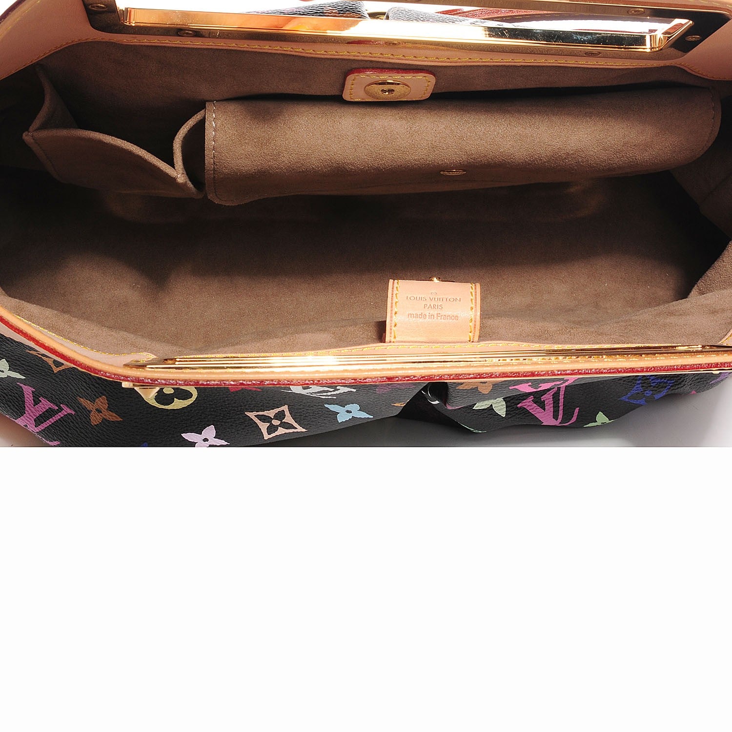 Louis Vuitton Monogram Multicolor Judy GM Black 7 of 7