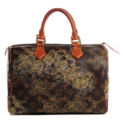 Louis Vuitton Monogram Dentelle Speedy 30 Gold 1 of 8