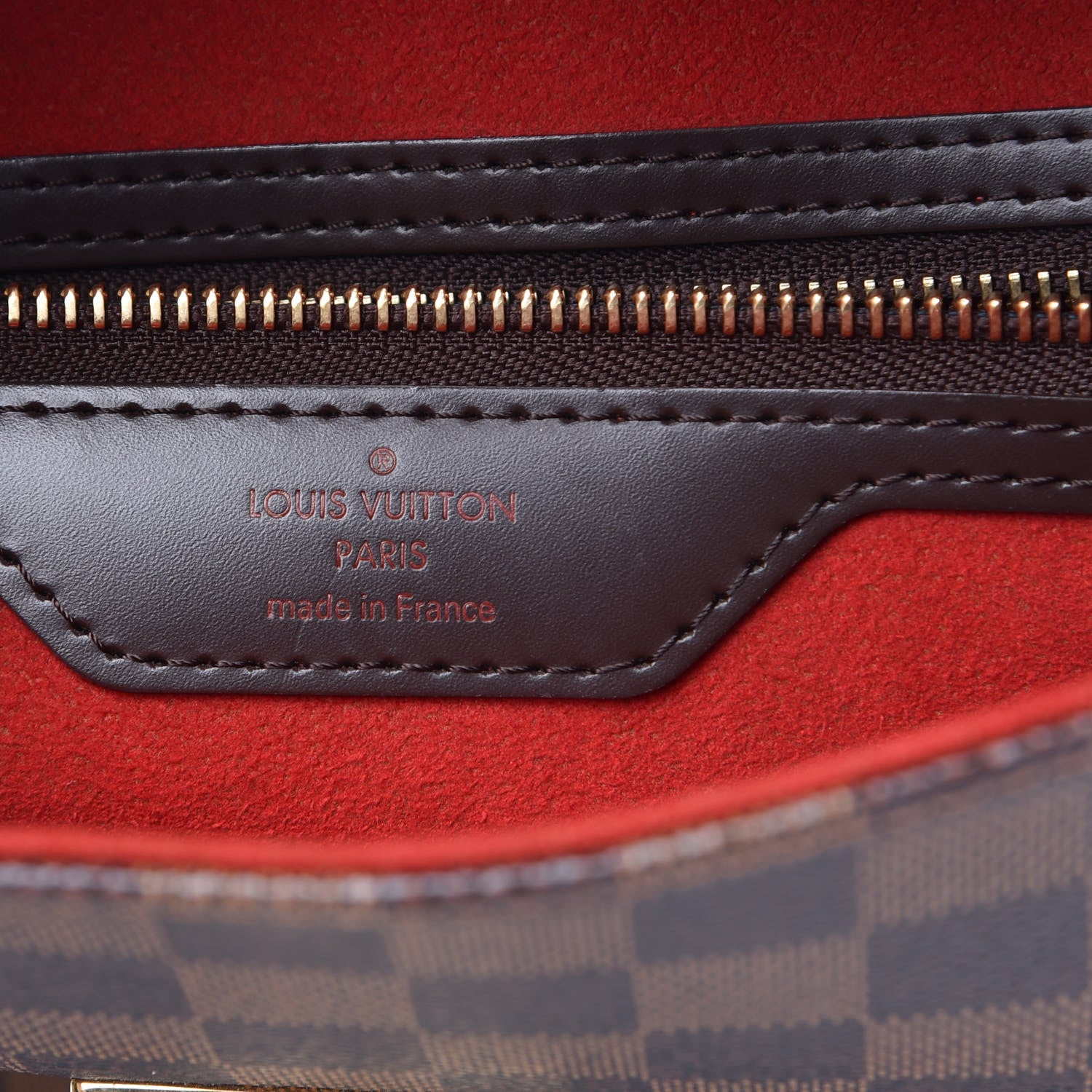 Louis Vuitton Damier Ebene Bergamo GM 6 of 11