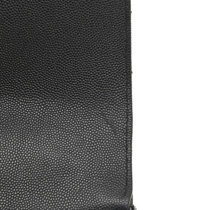 Chanel Caviar Chevron Quilted Mini Coco Handle Flap Dark Grey 12 of 14