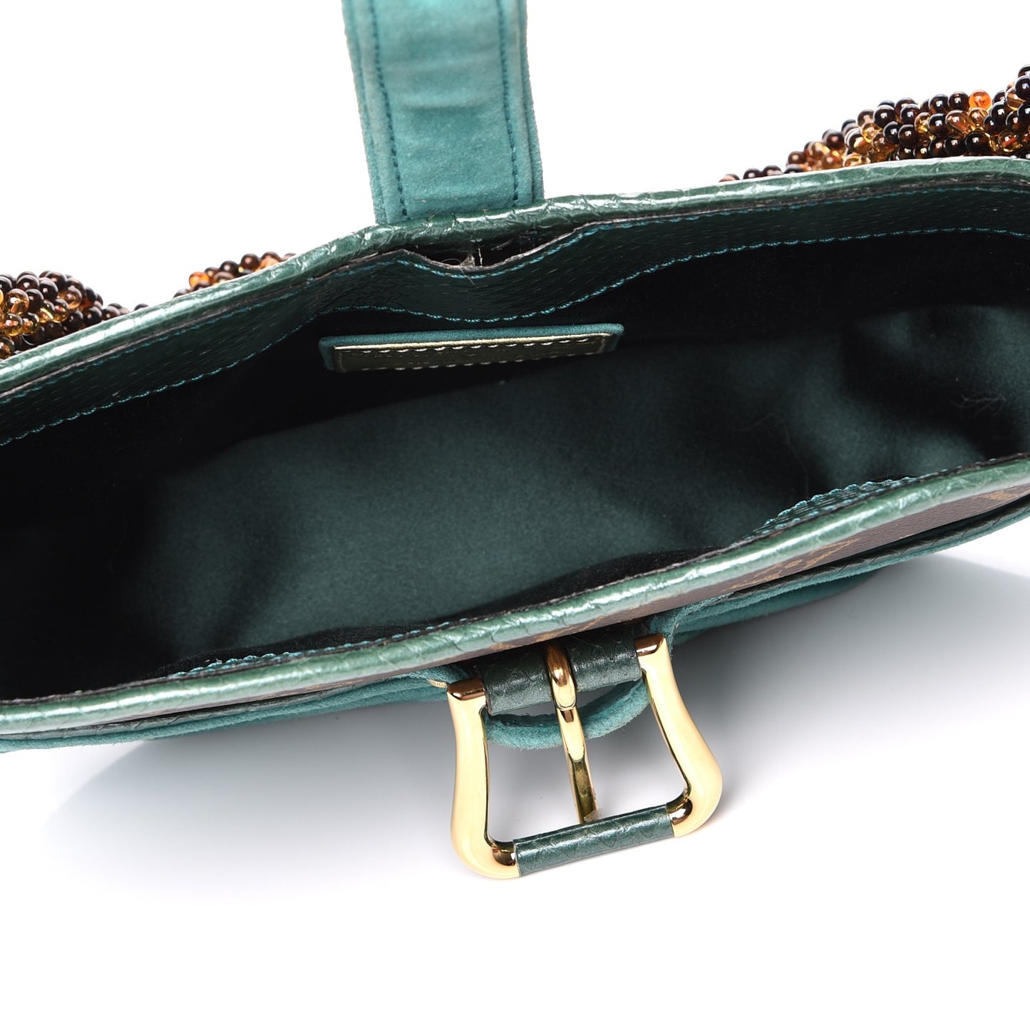Monogram Python Suede Les Extraordinaires Draped Pochette