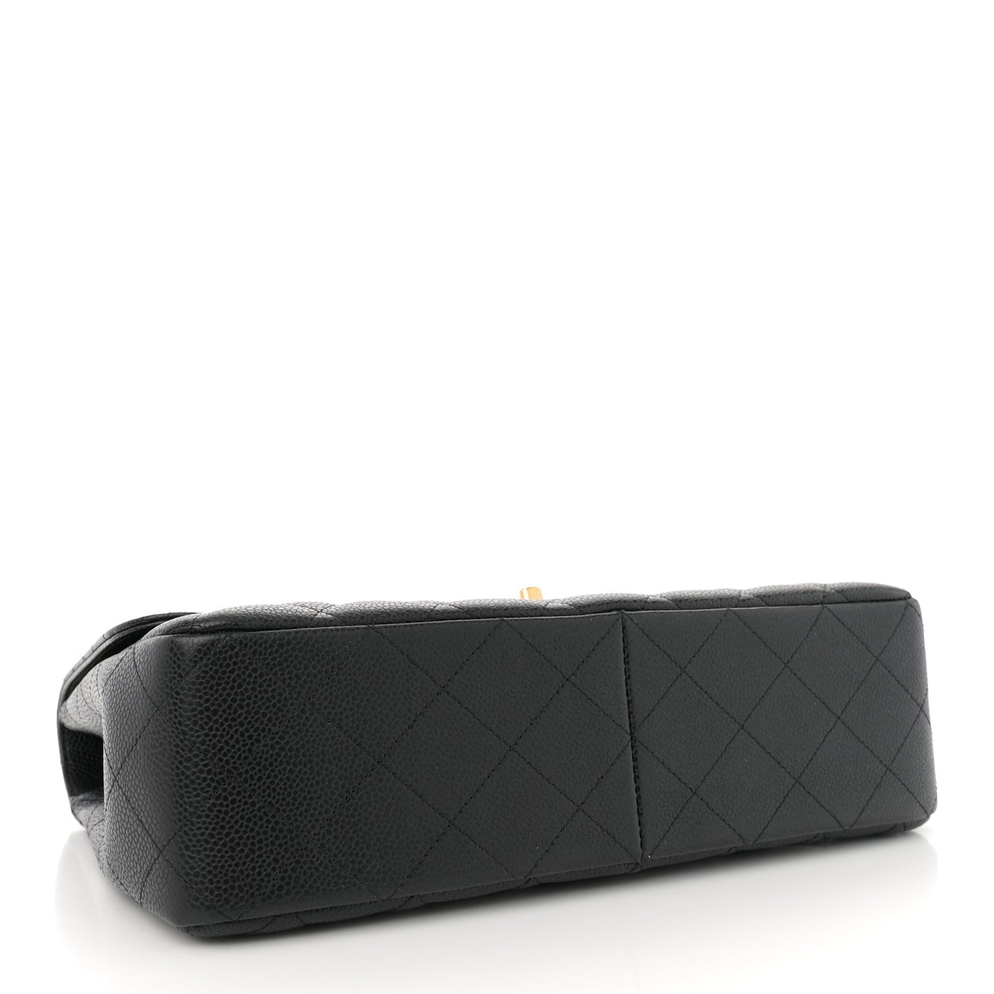 Caviar Quilted Jumbo Single Flap Black