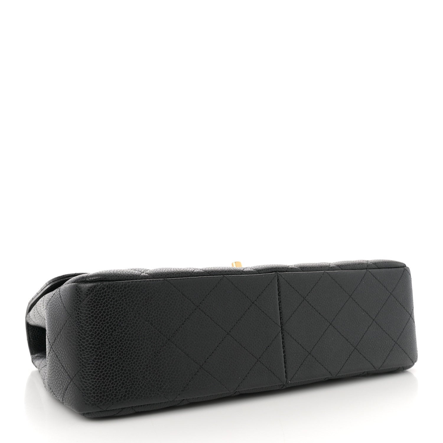Chanel Caviar Quilted Jumbo Single Flap Black 4 of 11