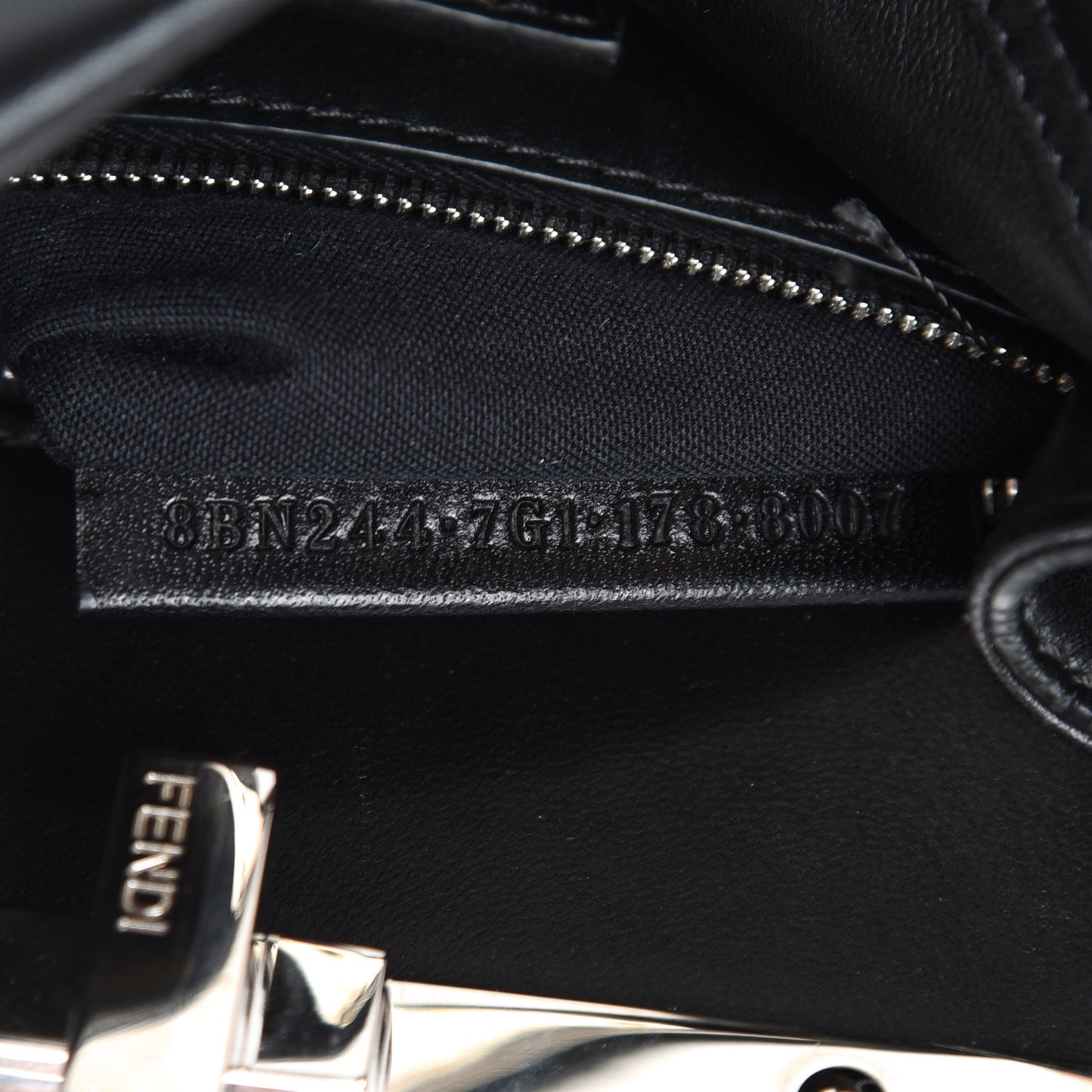 Nappa Lace Up Mini Peekaboo Iconic Satchel Black