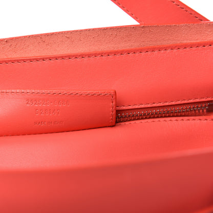 Balenciaga Calfskin Pocket Tote M Coral Black 9 of 9