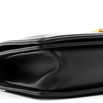 Chanel Lambskin Quilted Medium Boy Flap Black 8 of 9