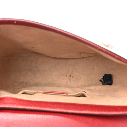 Gucci GG Supreme Monogram Tian Web Medium Padlock Messenger Shoulder Bag Beige Multicolor New Acero 5 of 15