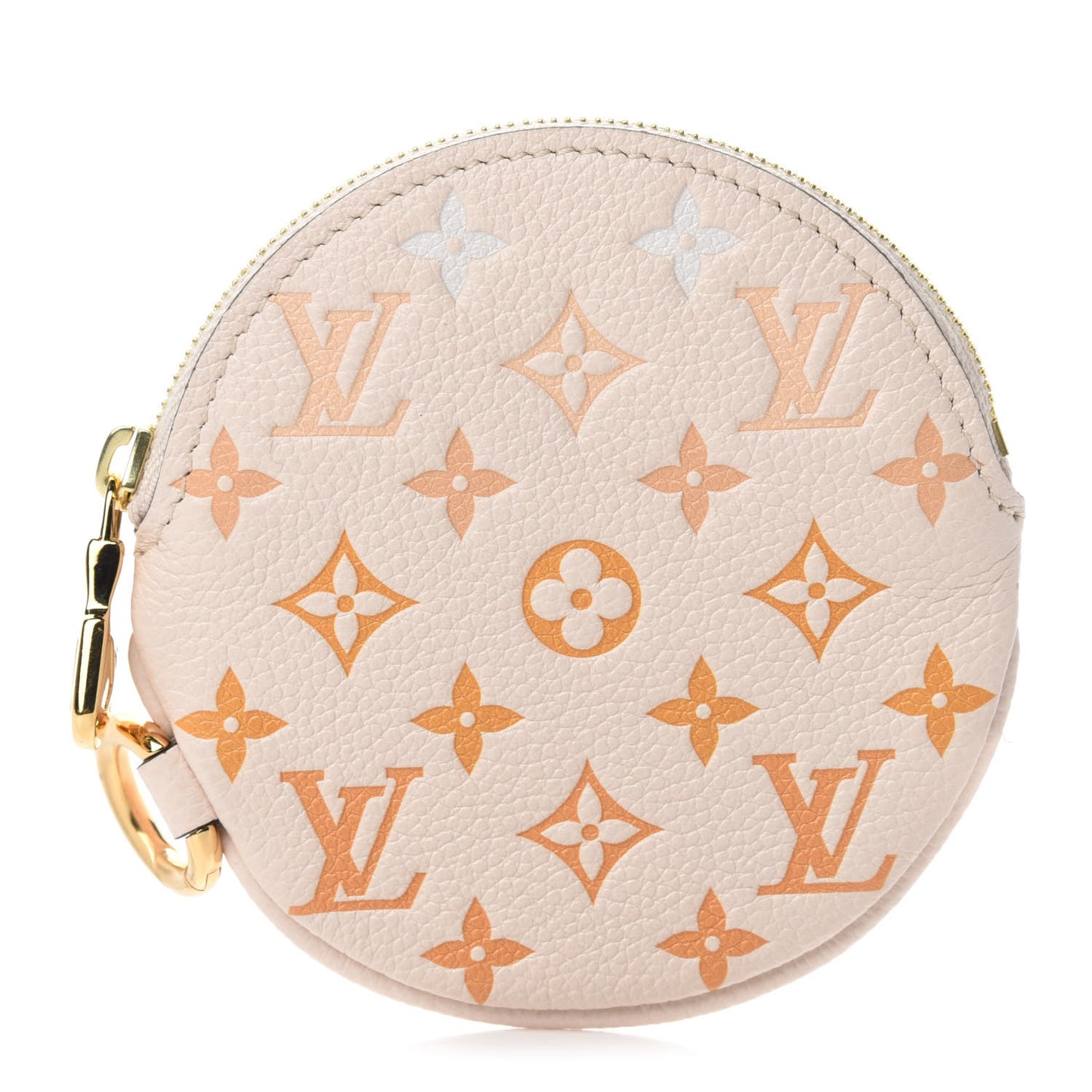 Empreinte By The Pool Trio Pouch Round Coin Purse Cream Saffron