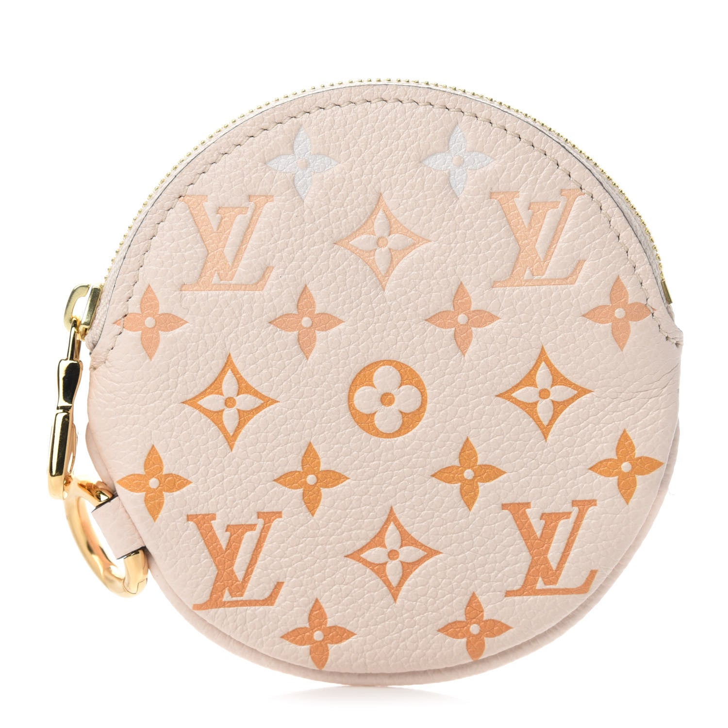 Louis Vuitton Empreinte By The Pool Trio Pouch Round Coin Purse Cream Saffron 1 of 7