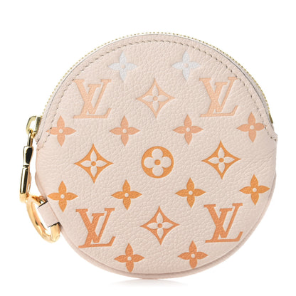 Louis Vuitton Empreinte By The Pool Trio Pouch Round Coin Purse Cream Saffron 1 of 7
