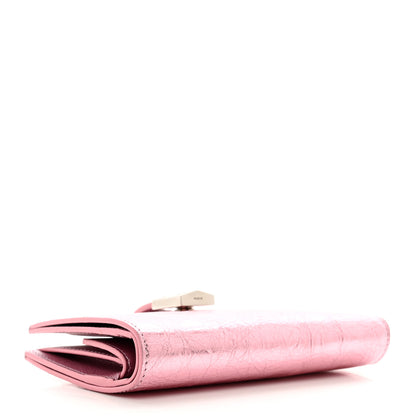 Givenchy Laminated Calfskin 4G Wallet Pink 4 of 10