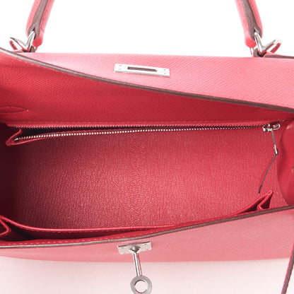 Hermes Epsom Kelly Sellier 25 Rose Extreme 6 of 32