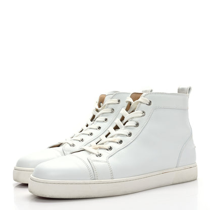Christian Louboutin Calfskin Mens Louis Flat Sneakers 44.5 White 3 of 10