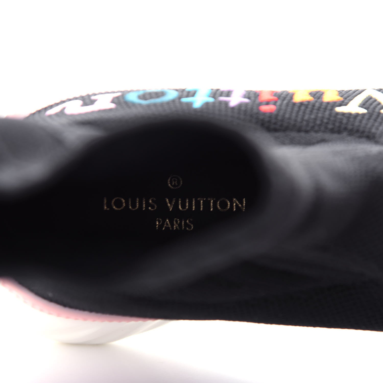 Louis Vuitton Stretch Fabric Aftergame Wave Sneaker Boots 37 Black 8 of 10