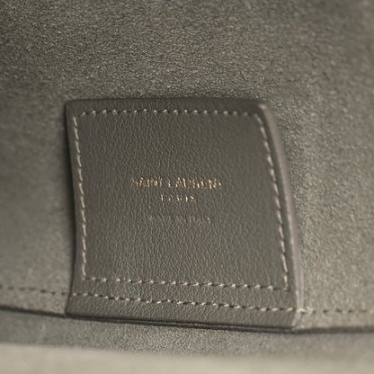 Saint Laurent Calfskin Large Shopping Tote Kaki Militaire 7 of 11