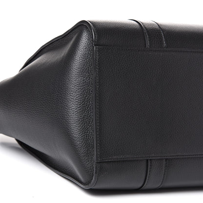 Mulberry Grain Vegetable Tanned Calfskin Zipped Bayswater Black 7 of 8