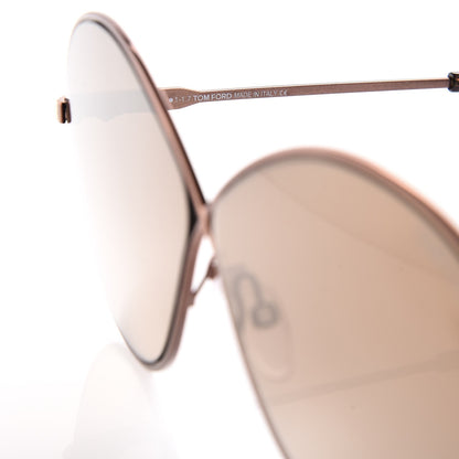 Tom Ford Rania Oval Sunglasses TF564 Brown 5 of 7