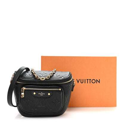 Louis Vuitton Empreinte Mini Bumbag Black 10 of 10