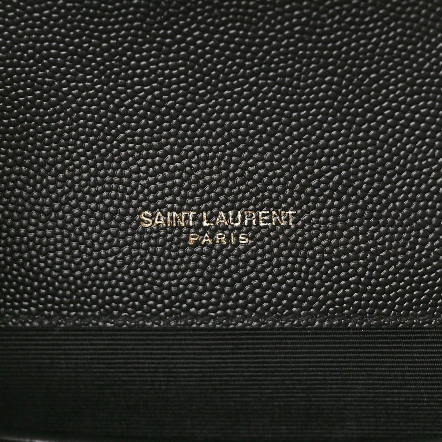 Grain De Poudre Textured Mixed Matelasse Triquilt Small Monogram Satchel Black
