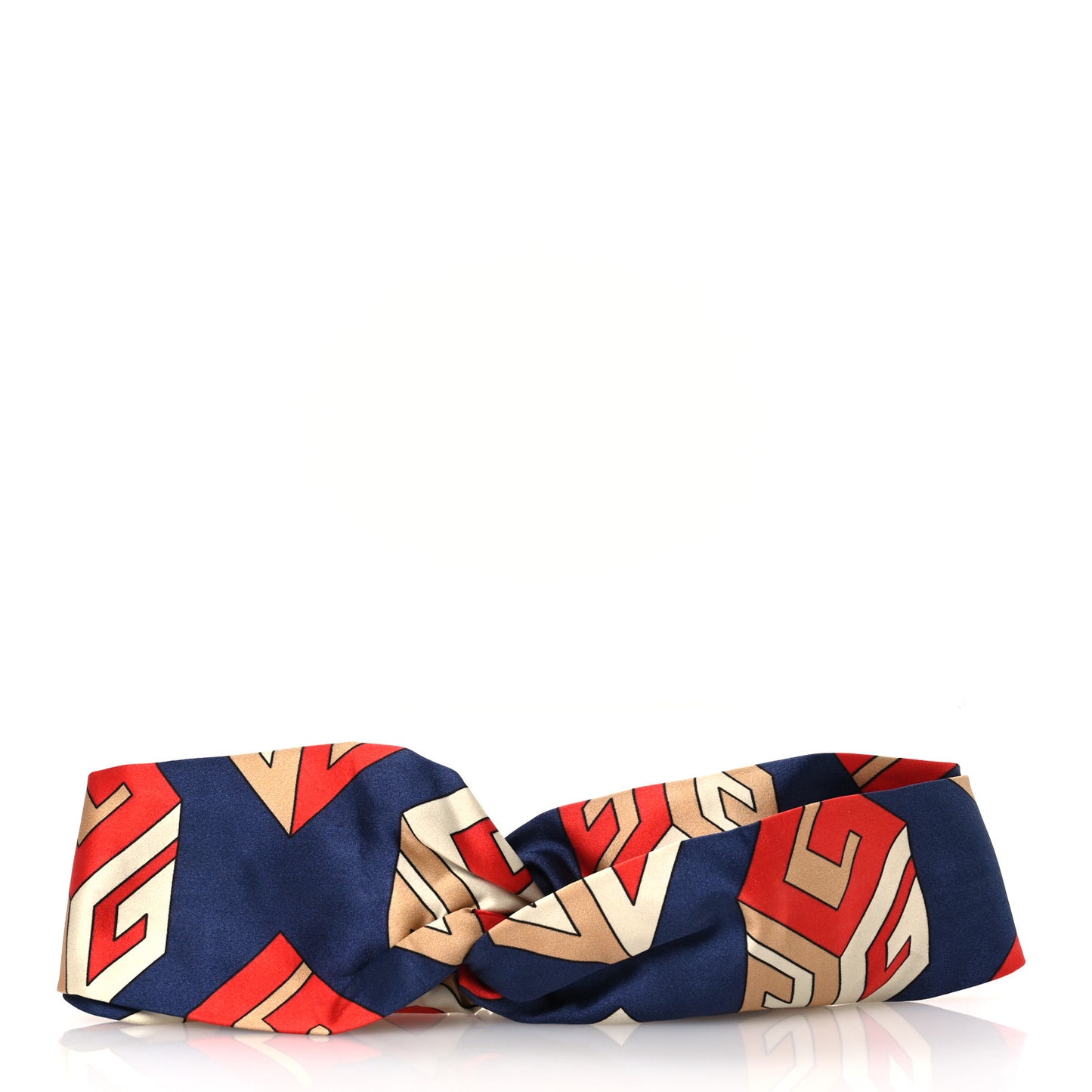 Silk GG Wallpaper Duchess Headband Royal Blue Red