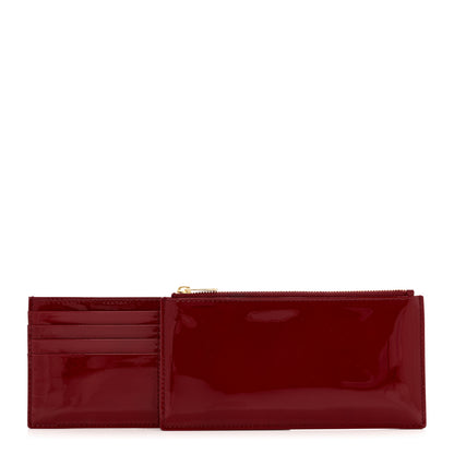 Christian Dior Patent Lady Dior Convertible Clutch Inserts Red 1 of 10