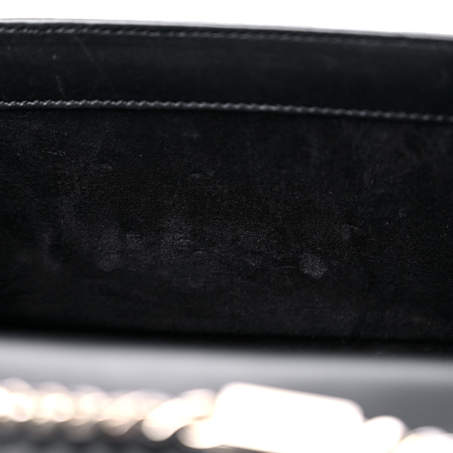 Saint Laurent Glitter Leopard Small Monogram Kate Tassel Satchel Platine Black 11 of 12