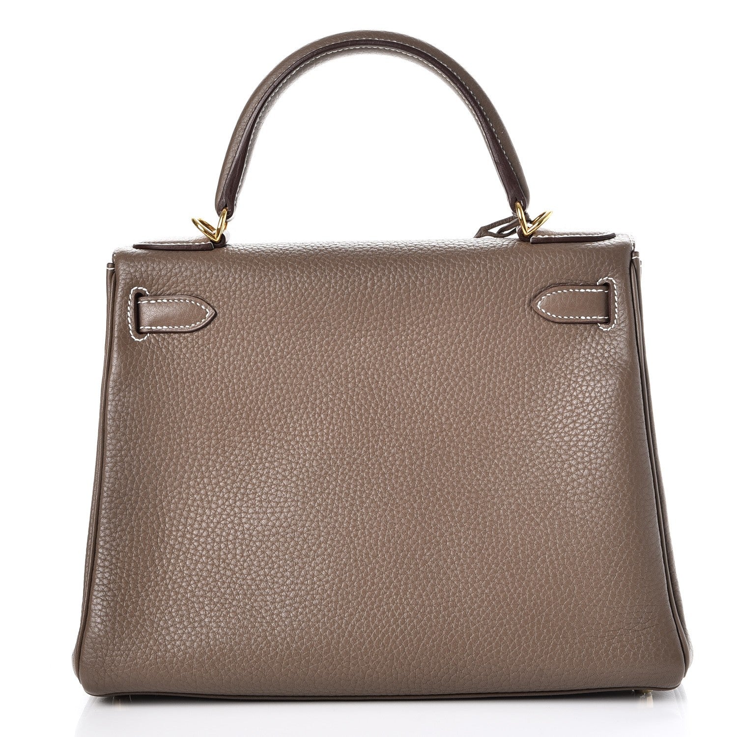 Hermes Taurillon Clemence Kelly Retourne 28 Etoupe 7 of 37