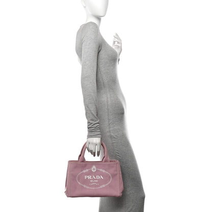 Prada Canapa Small Logo Tote Alabastro White 2 of 13