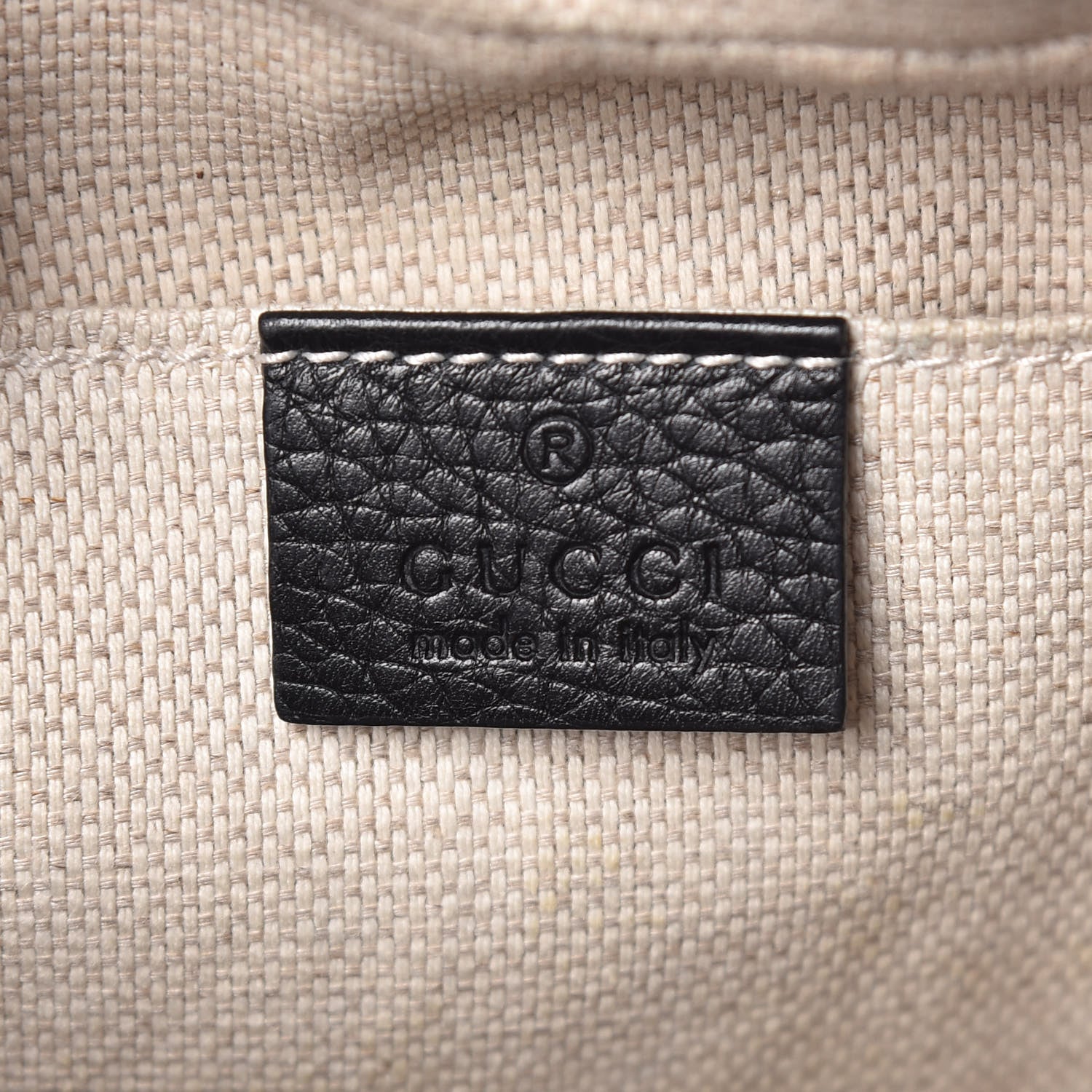 Gucci Pebbled Calfskin Small Soho Disco Bag Black 6 of 9