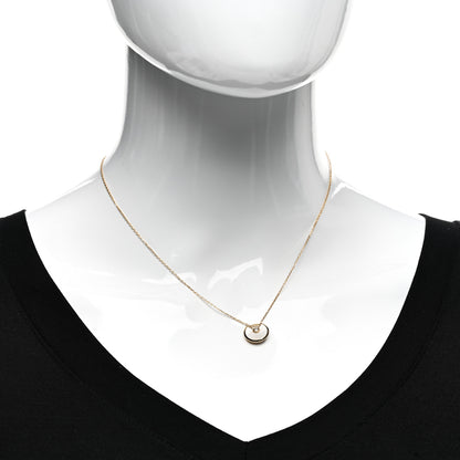 Cartier 18K Yellow Gold Diamond Mother of Pearl XS Amulette de Cartier Pendant Necklace 2 of 5