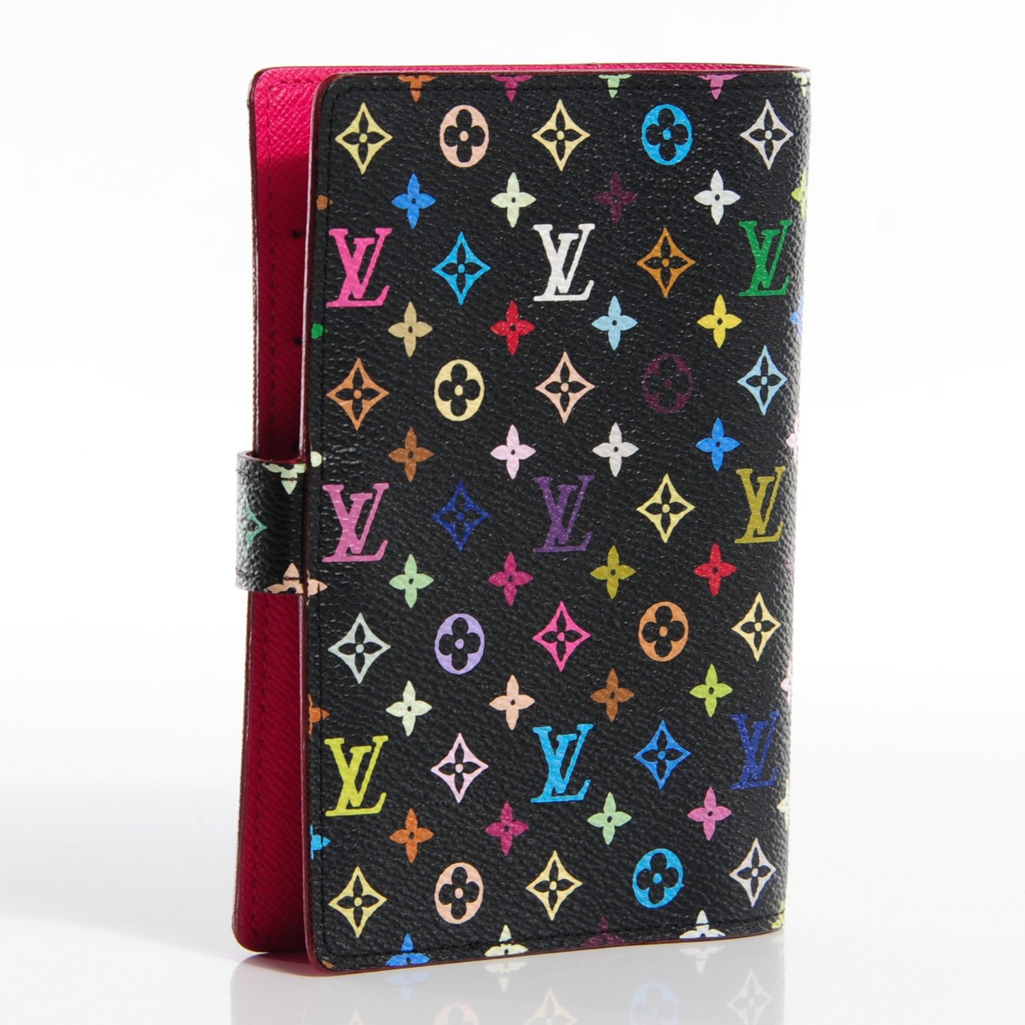 Monogram Multicolor Small Ring Agenda Cover Black Grenade