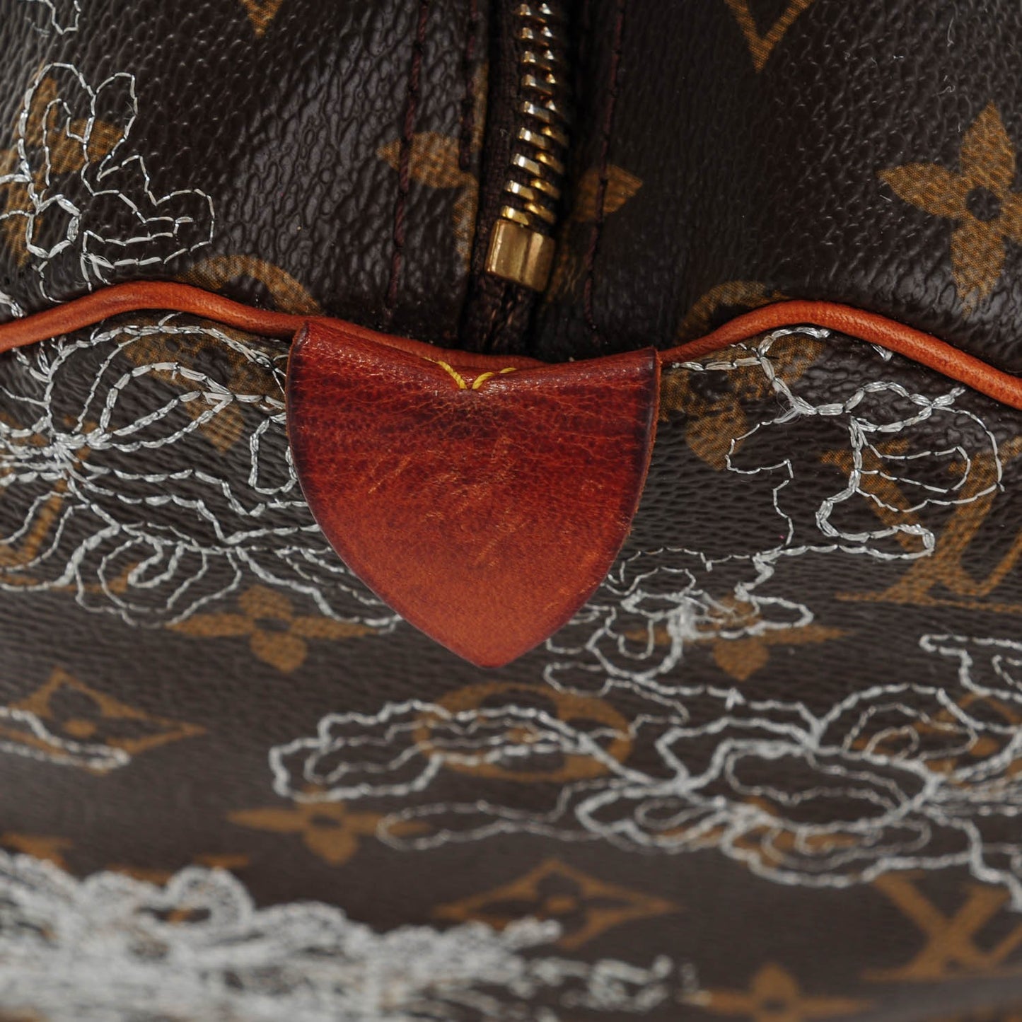 Monogram Dentelle Speedy 30 Silver