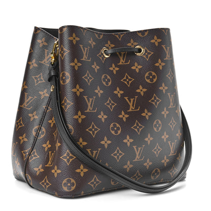 Louis Vuitton Monogram Neonoe MM Black 3 of 8