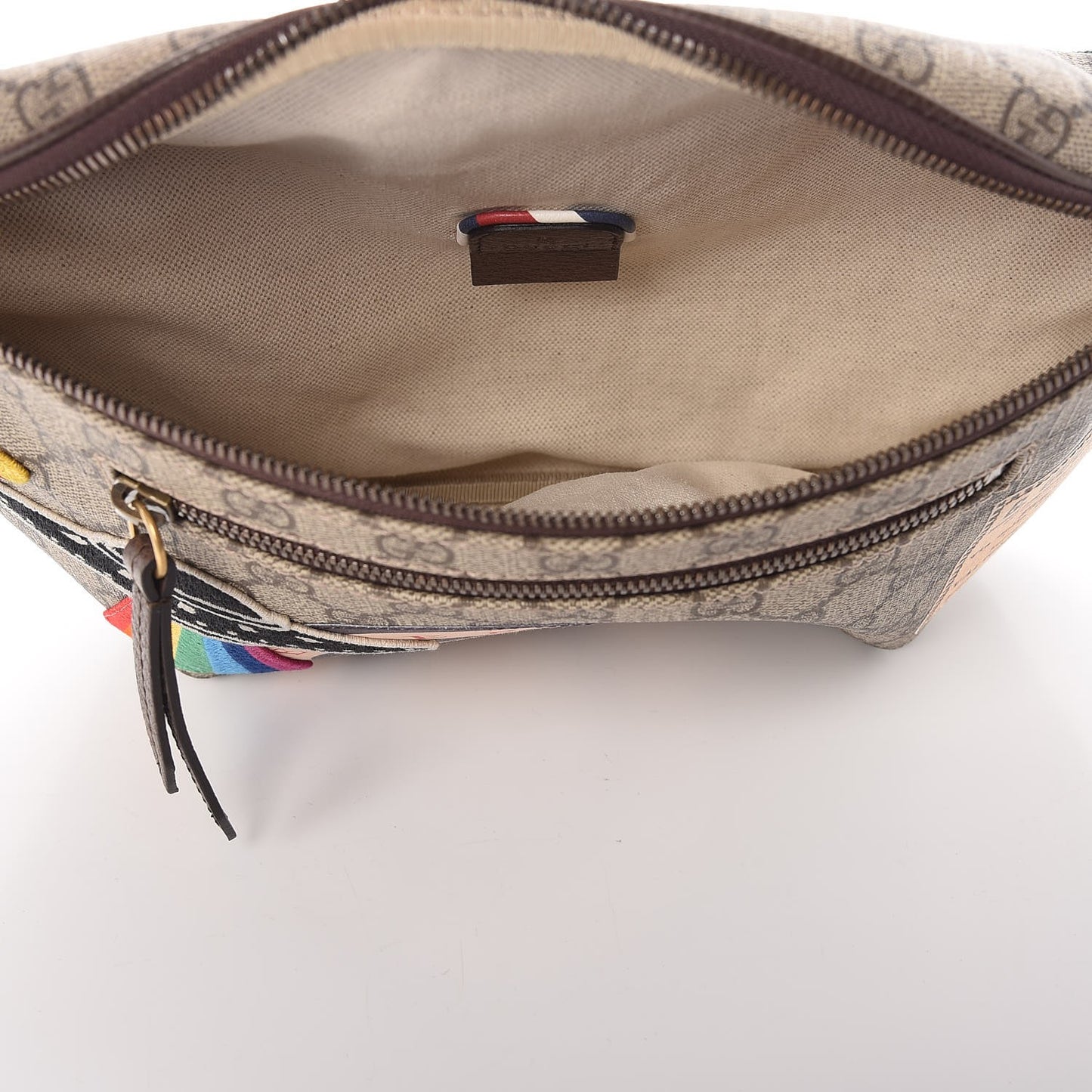 GG Supreme Monogram Courrier Belt Bag Beige New Acero