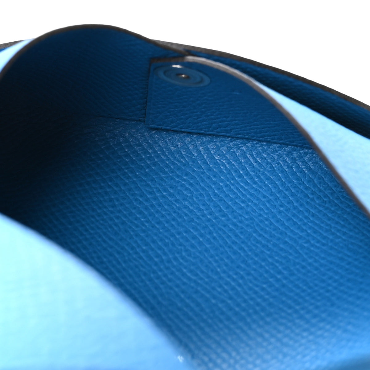 Epsom Calvi Card Case Bleu Zanzibar