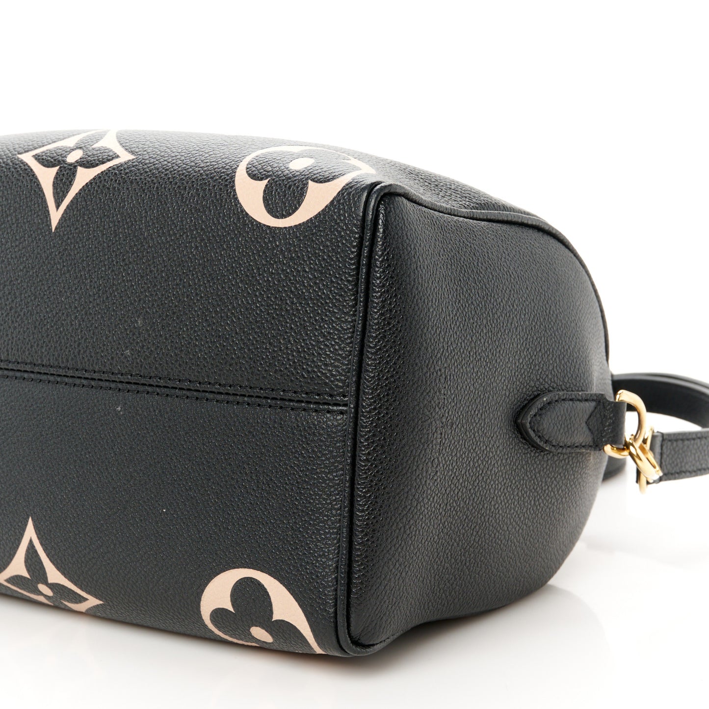 Empreinte Monogram Giant Speedy Bandouliere 25 Black Beige